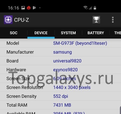 CPU-Z поможет распознать поддельный Galaxy S10